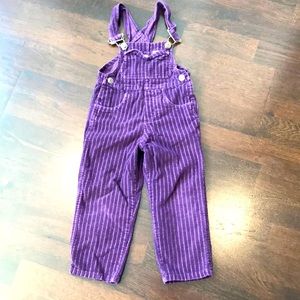 Cotton overalls 3T purple